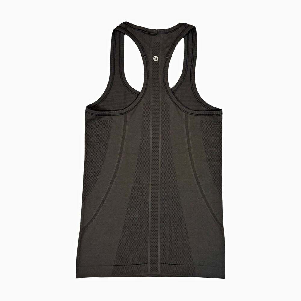 Lululemon Women’s Black Racerback Stretch Scoop Neck Yoga Tank Top Size 6